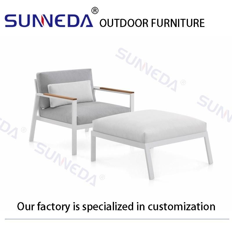 Patio Outdoor Leisure Comfortable Aluminum Frame Elegant Chair Furniture