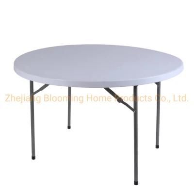 5FT Outdoor Plastic Round Table for Picnic/Meeting/Study/Dinging/Party