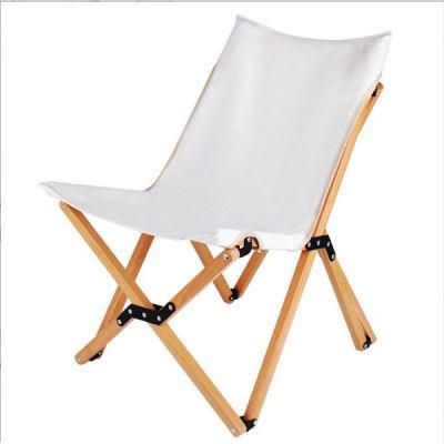 Easy to Open and Folding up for Storage No Assembly Required Butterfly Camping Wooden Chair