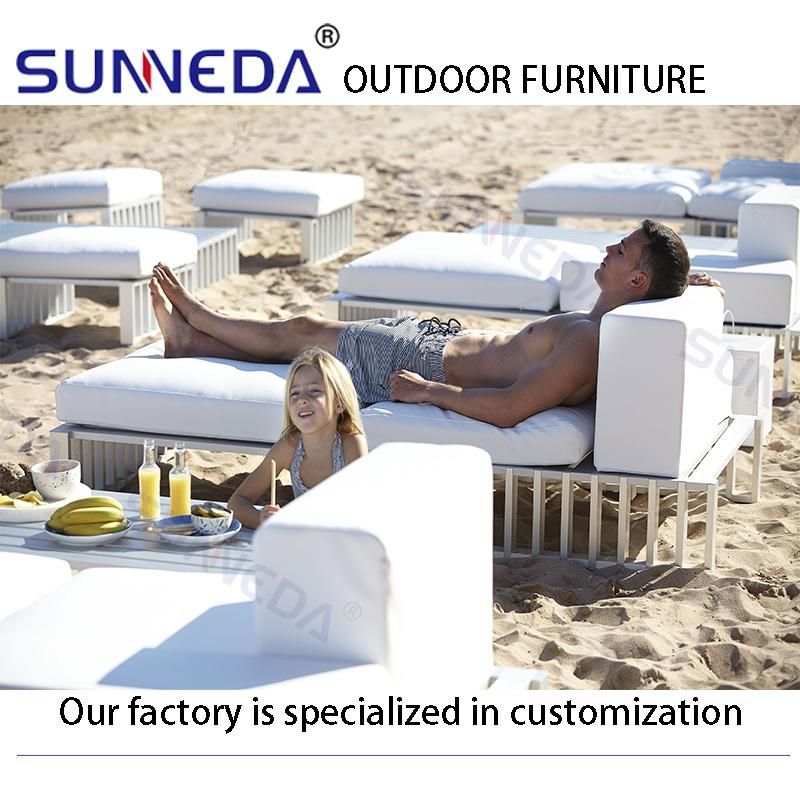 Sunneda Outdoor Garden Furniture Alu Square Tube Furniture Sofa Set
