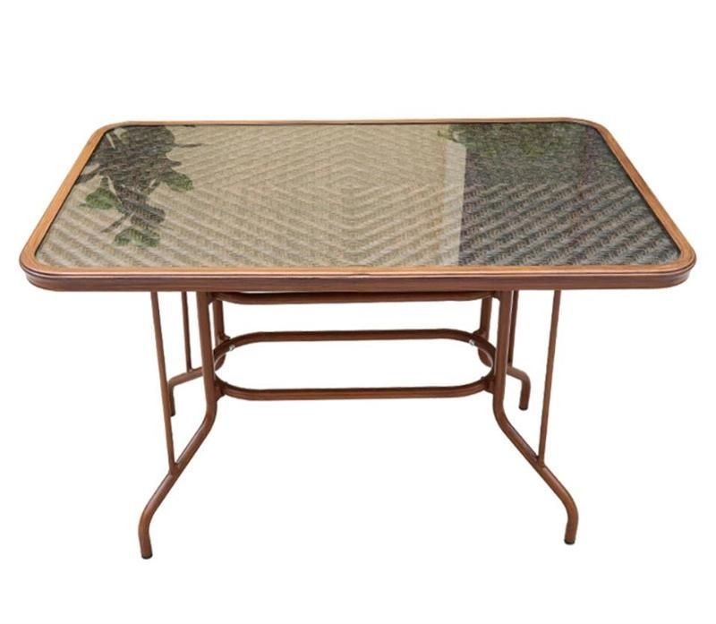 Hot Sales Restaurant Dining Table Aluminum Wicker Table