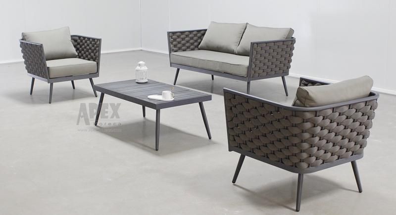 Wholesale Customized Rattan Pool Outdoor Garden Patio Bistro Sofa Furniture