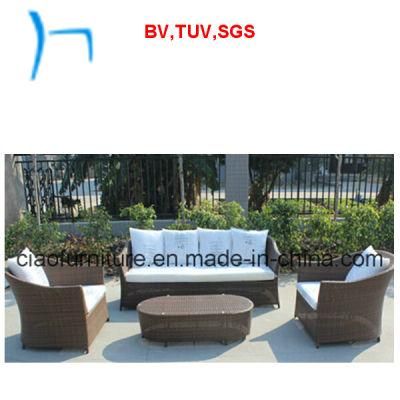 F- Outdoor Garden Leisure Aluminum Rattan Sofa (CF1305A+CF1305b+CF1305CT)