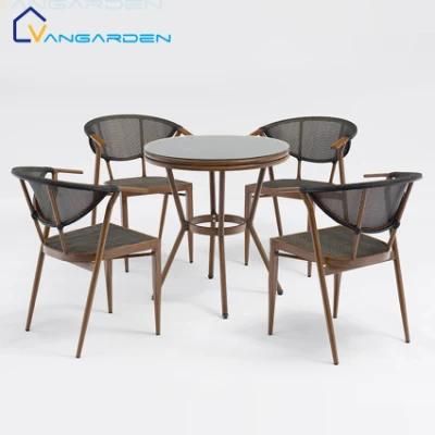 E-Commerce Hot Sale China Luxury Modern Fabric Furniture Garden Outdoor Table Set