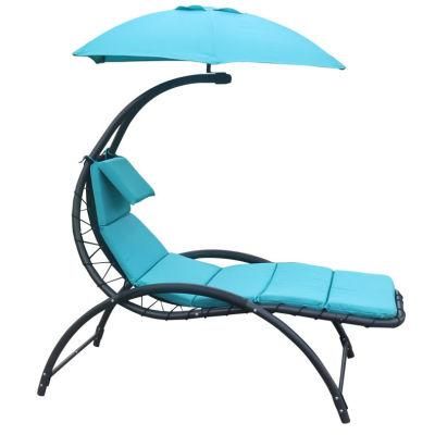 Hot Selling Customization Furniture Metal Patio Swing Chair with Canopy