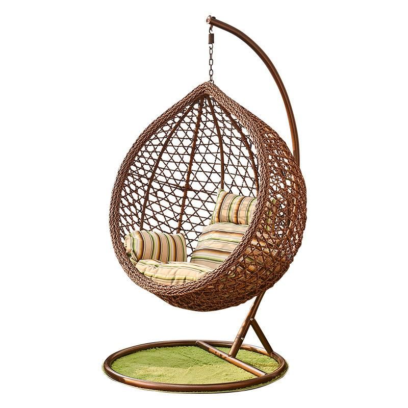 Outdoor Garden Home Patio Modern Rattan Hanging Wicker Swing Chair