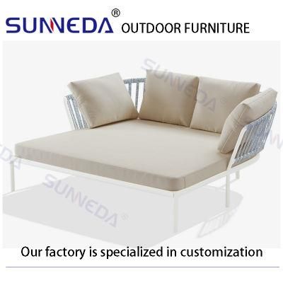 International Wide Relaxing Optional Round Wicker Metal Frame Simple Furniture