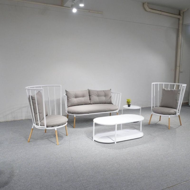 Restaurant Unfolded Darwin Cheap Garden Sofa Set Outdoor Chaise Couch