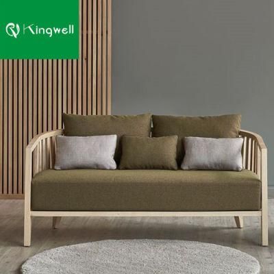 Unique Design New Style Outdoor Patio Furniture Terrace Garden Wooden Sofa for Resort Villa