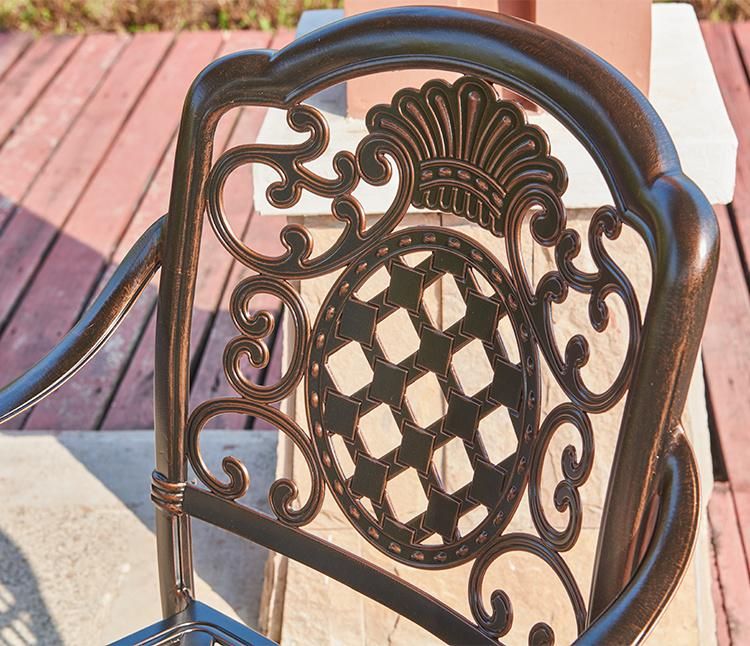 Factory Price Cast Aluminum Garden Patio Dining Set Furniture Outdoor From China
