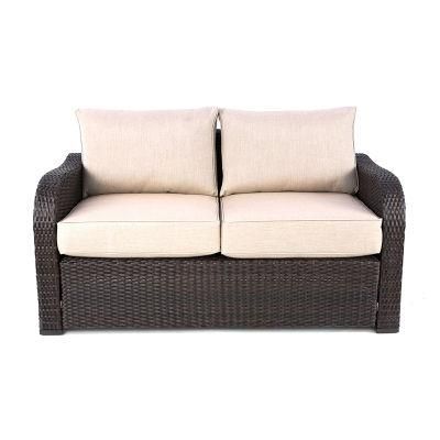 Commercial Outdoor Sofa Set with Waterproof Olefin Fabric with Bone Edges