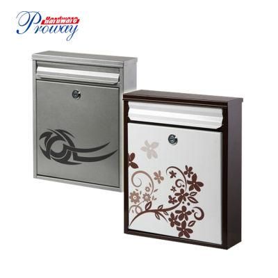 Wall Mounted Mailbox with Screen Print Pwr-105