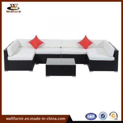 Outdoor Patio Garden Rattan 7 Piece Sectional Sofa Furntiure Wf-17021