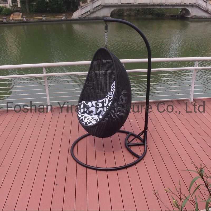 Fashionable Modern Outdoor Iron Wicker Hanging Chair Hammock
