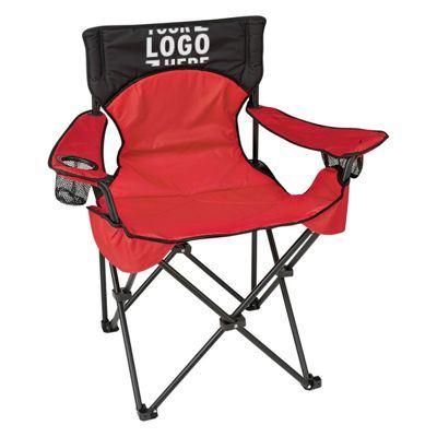 Deluxe Padded Folding Chair with Carrying Bag
