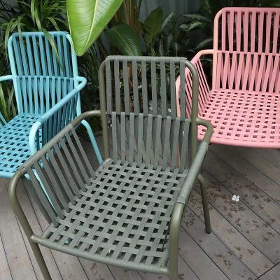Aluminum Unfolded OEM Foshan Coffee Hotel Furniture Paito Restaurant Chair with Good Service