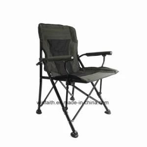 Outdoor Armrest Folding Chair for Camping, Fishing, Beach, Leisure