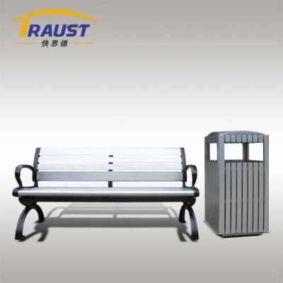 High Quality Outdoor Aluminum Park Bench with Back
