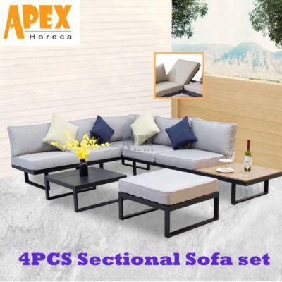 Wholesale Sectional Garden Sofa Patio Outdoor Furniture with Sunbed Function