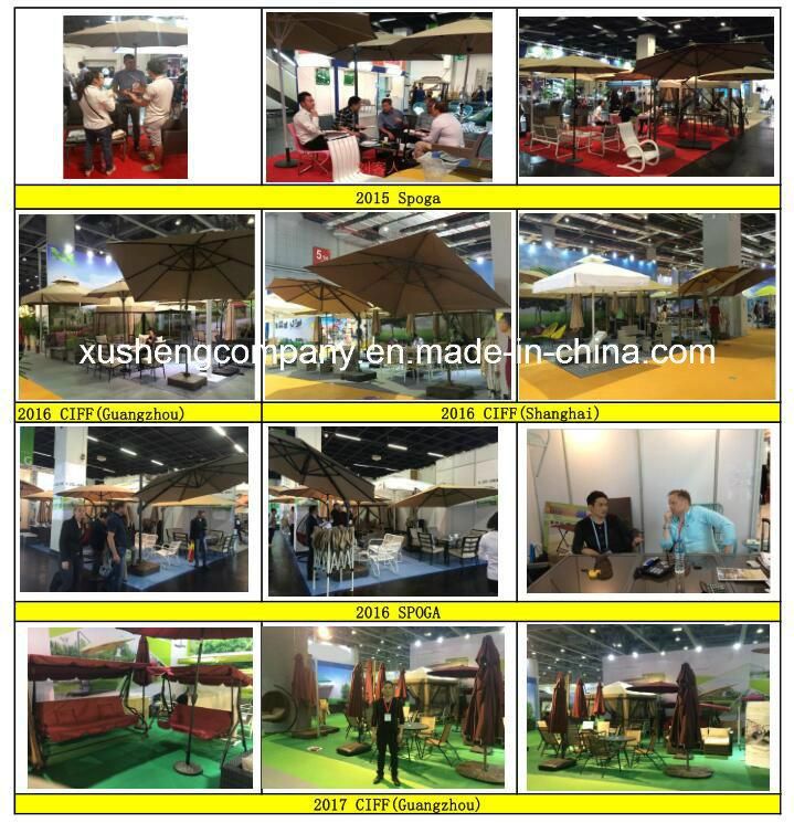 New Hot Sale Outdoor Furniture Kd 4PCS Rattan Sofa Set (WITH CUSHION)