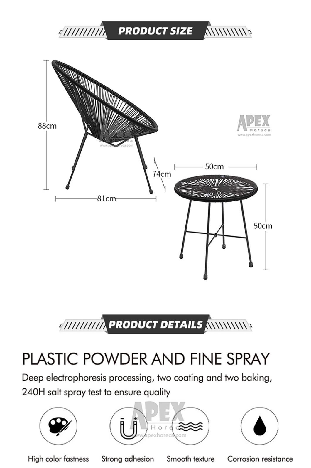 Factory Price Custom Wholesale OEM Garden Table Chair Furniture Set