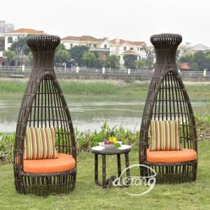 Outdoor Hotel Furniture Decoration Bowling Shape Patio Chairs