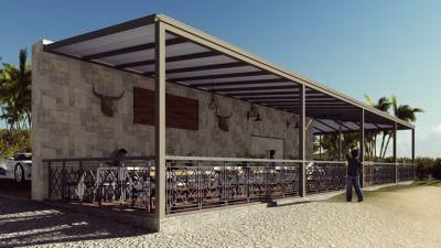 Outdoor Bioclimatic Pergola Aluminum Patio Roof Profiles