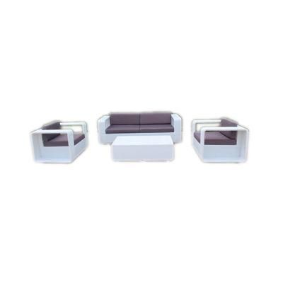 C-SGS Modern Design Outdoor White Rattan Patio Sofa