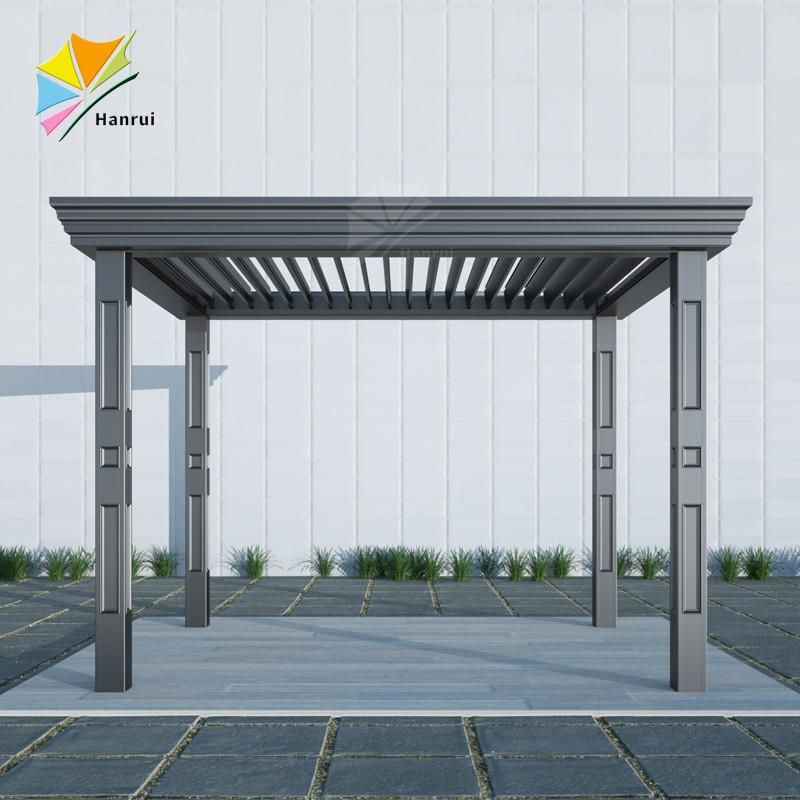 Custom Outdoor Aluminum Luxury Leisure Gazebo Garden Pergola
