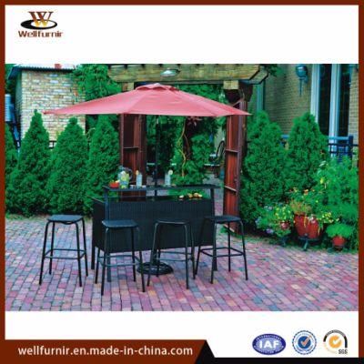 Living Garden Outdooe Rattan Furniture Bar Set 6 PC.