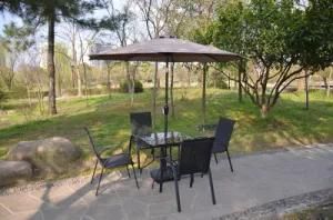 Steel Summer Outdoor Market Middle Pole Garden Umbrella in Stock