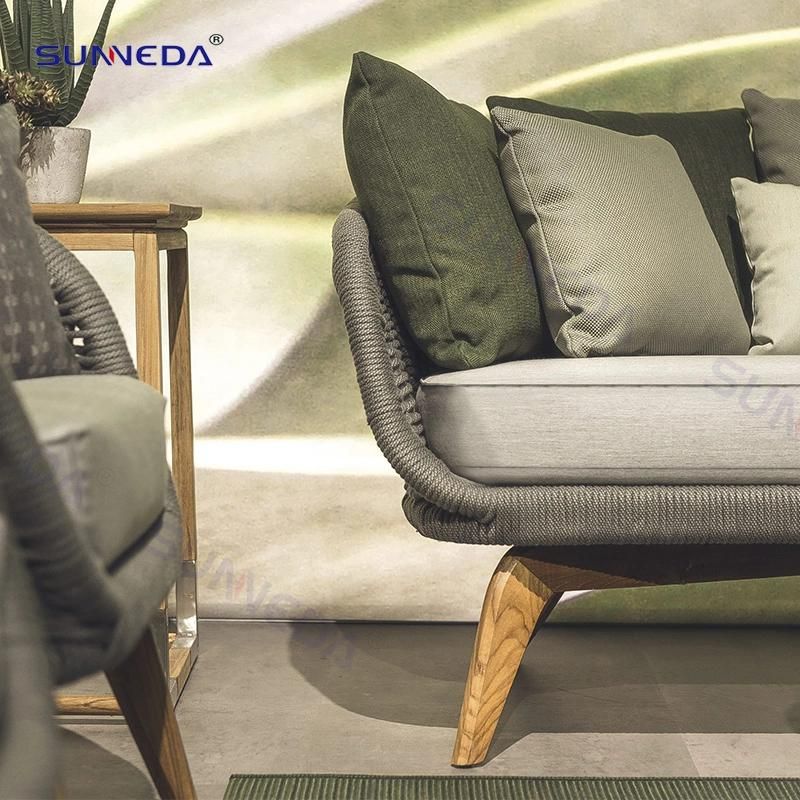 Leisure Rope Garden Gazebo Sofa Love Seat Outdoor Furniture