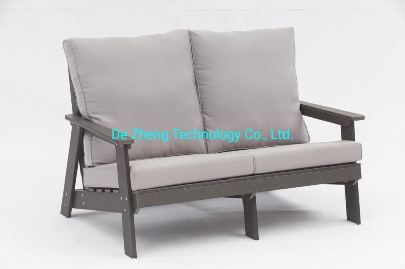 All Weather Resistance Patio HIPS Waterproof Outdoor Garden Sofa Outdoor Wooden Garden Furniture