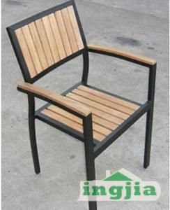 Solid Wood Aluminum/Aluminium Outdoor Dining Garden Chair (JC-51A)