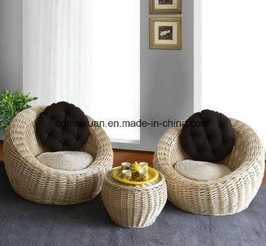Lazy Sofa Pastoral Originality of The Cane Makes up Single Sitting Room Balcony Cany Chair Recreational Chair The Sofa Set (M-X3778)