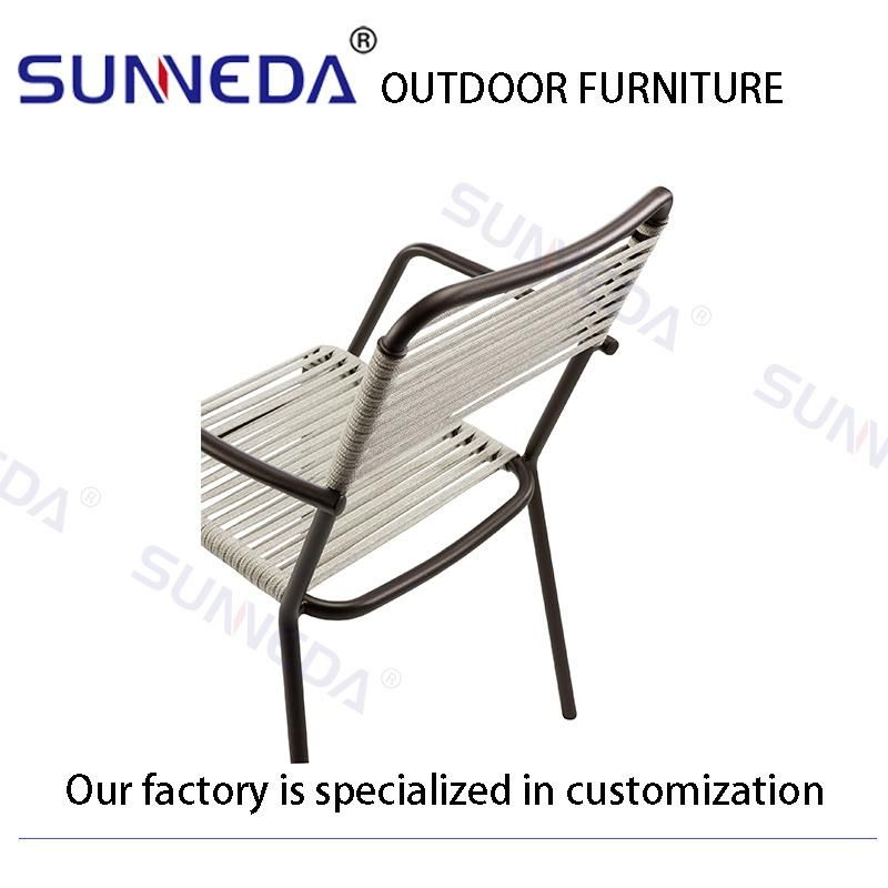 Simple Style Soft Stack Structure Traditional Waterproof Weaving Wholesale Chair Set