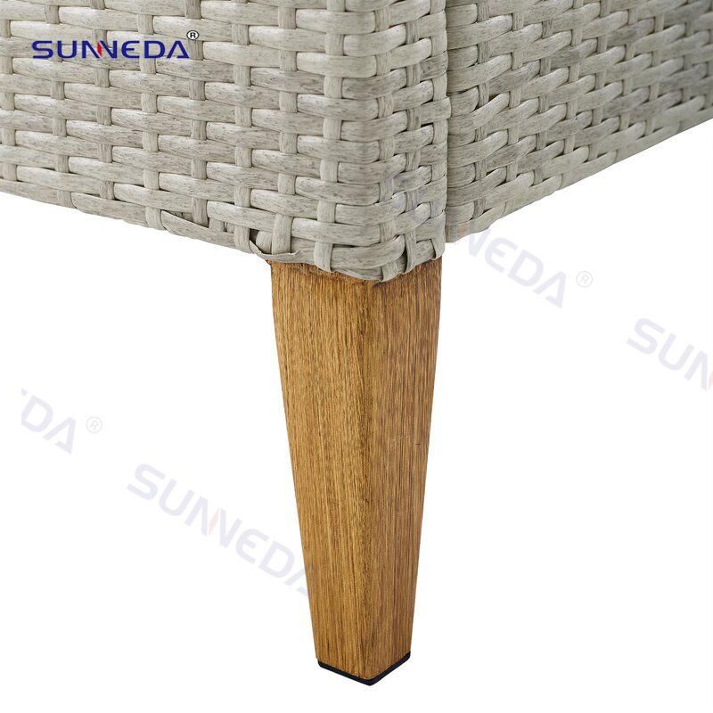 Modern Design Aluminum Rattan Outdoor Garden Sofa Furniture