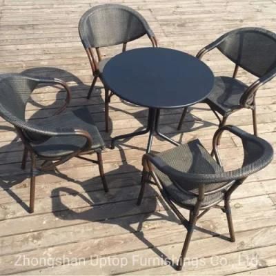 (SP-CT838) Simple Round Table Rattan Chairs Outdoor Coffee Furniture