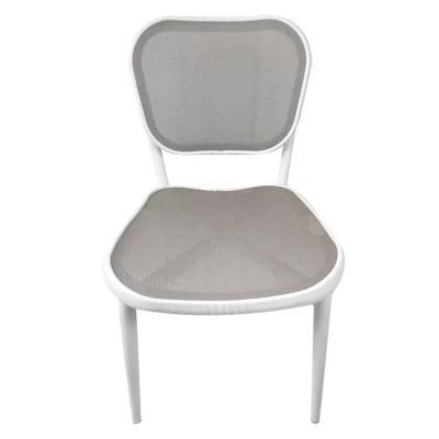 Outdoor Patio Aluminum Dining Chair for Hotel Restaurant with Nylon Frame Protect SGS Patent Certificate