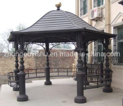 Iron Cast Gazebo for Garden Decoration