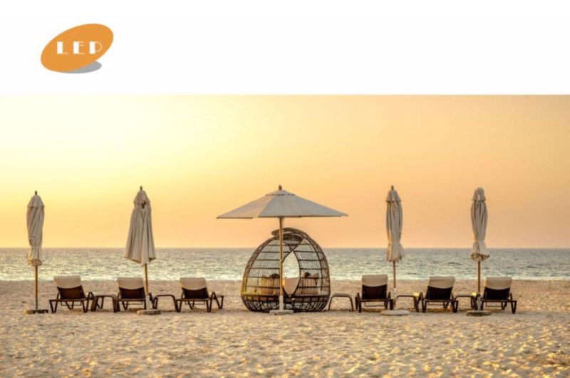 Roma Cantilever Umbrella with LED Light