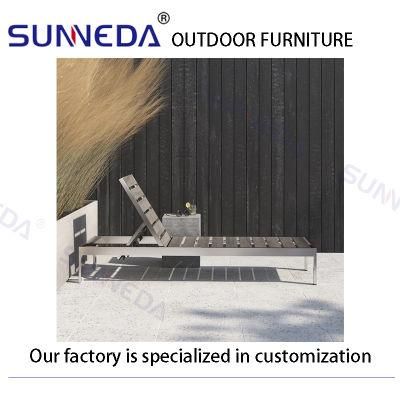 All Weather Best Selling Adjustable Powder Coating Durable Fashion Outdoor Lounger