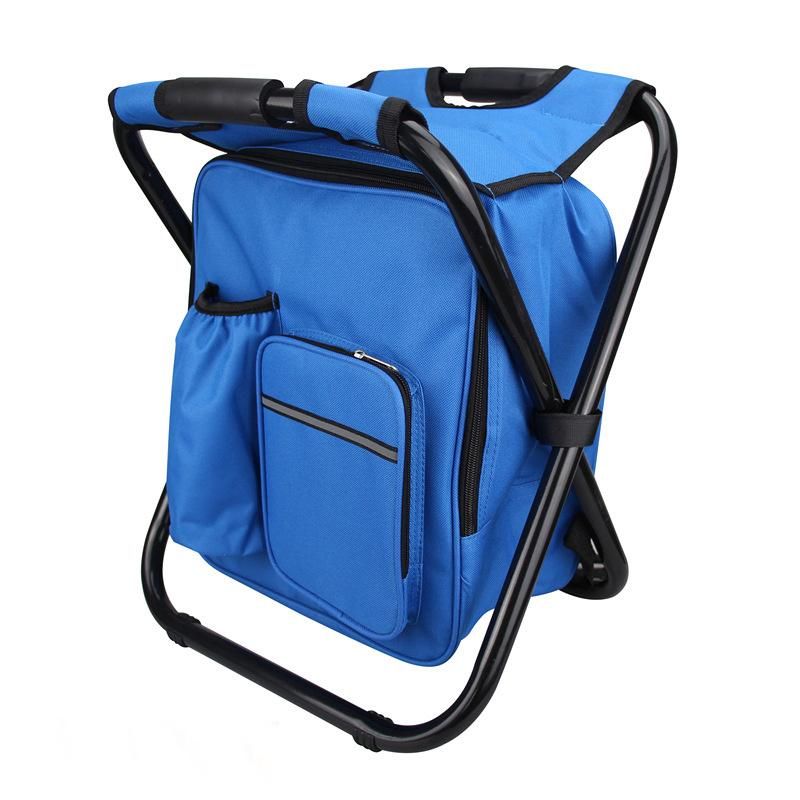 Outdoor Lightweight Portable Camo Insulated Cooler Fishing Chair Bag with Water Bottle Holder