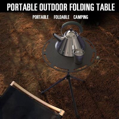 Easy Storage Aluminum Alloy Refined Iron Portable Camping Small Folding Outdoor Table for Picnic