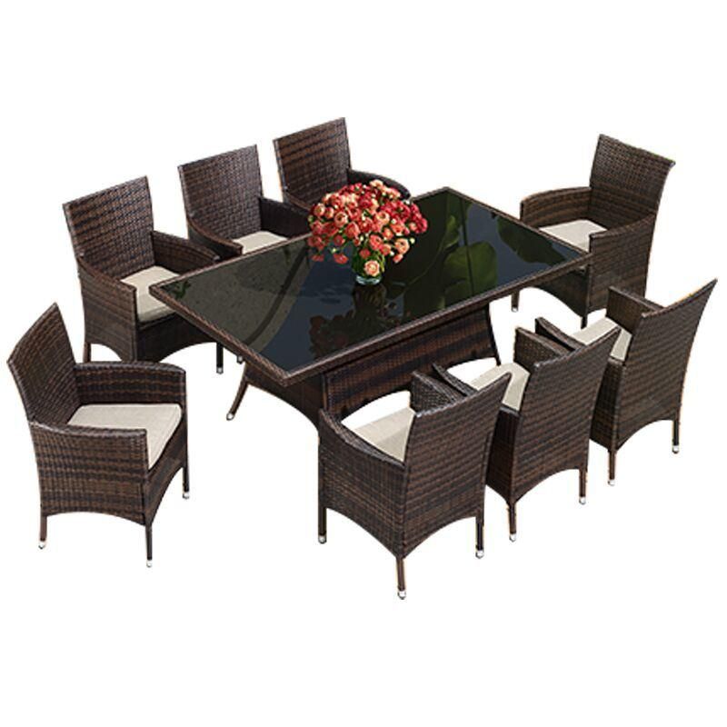 Aluminum Frame Outdoor Dining Sets Furniture