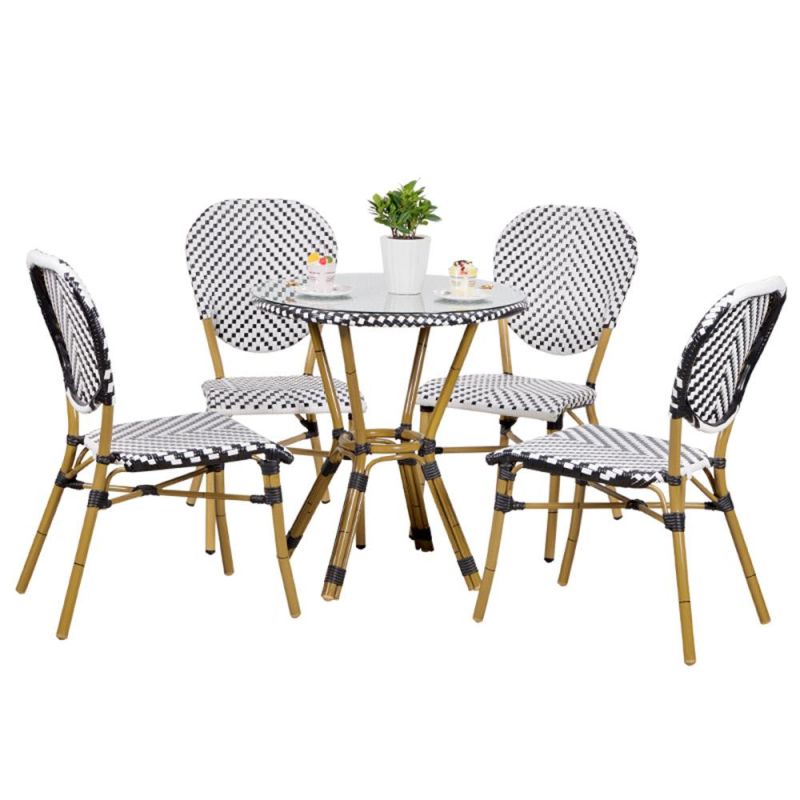 Outdoor Dining Room Garden Aluminum Furniture Set Factory Price Wholesale