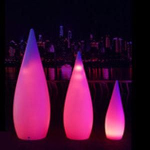Glowing Events Decoration LED Cone Shape Pillar Door Light