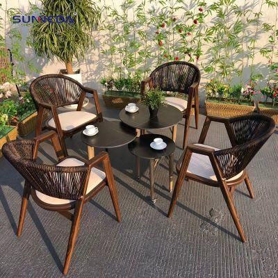 Cheap Garden Outdoor Dining Chair with Durable Aluminum Frame