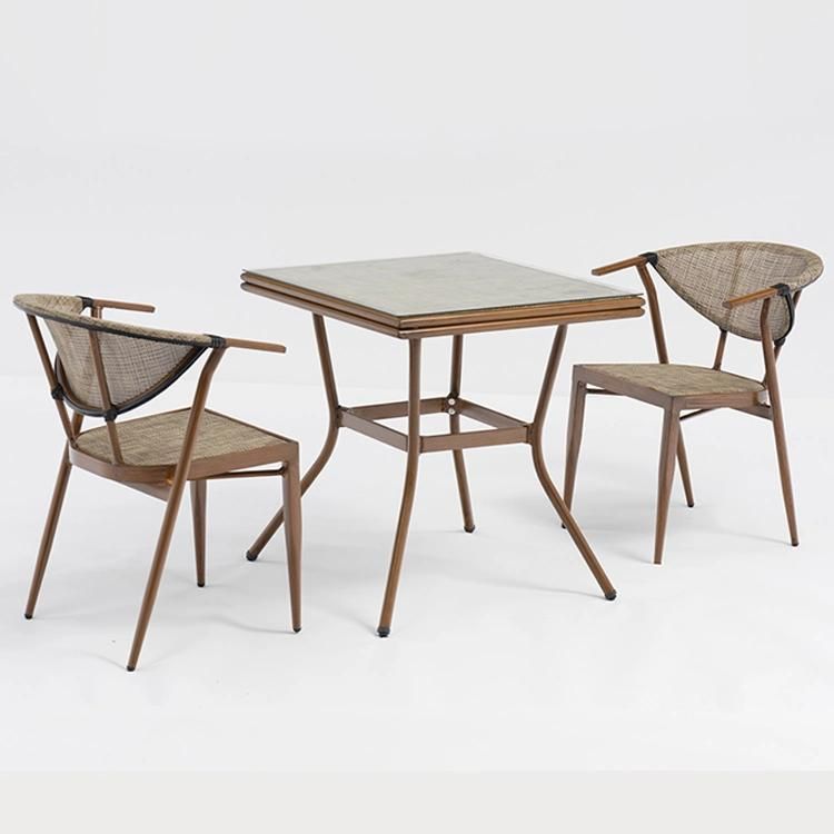 E-Commerce Hot Sale China Luxury Modern Fabric Furniture Garden Outdoor Table Set