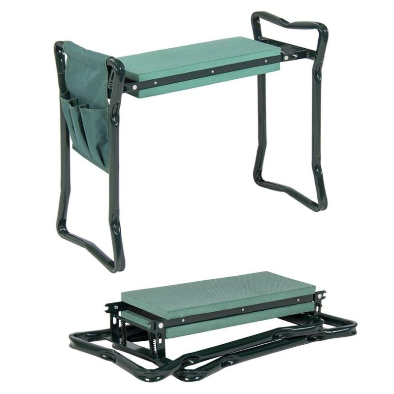 Garden Kneeler and Seat Protects Your Knees, Clothes From Dirt & Grass Stains Foldable Stool for Ease of Storage EVA Foam Pad Sturdy and Lightweight Bench